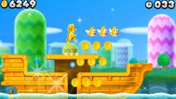 New Super Mario Bros. 2 )(Usa) screen shot game playing